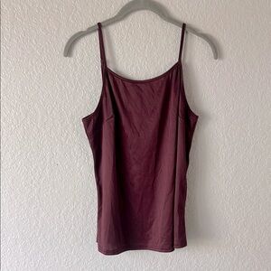 Dreamers Red Fitted Sleeveless Camisole – Bold Layering Essential